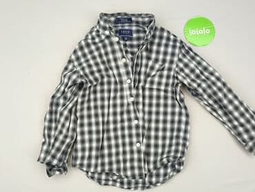 sinsay golf: Shirt 8 years, condition - Very good, pattern - Cell, color - Grey — 2