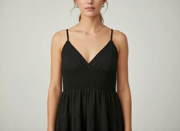 sukienka czarna 152: Sukienka damska, rozmiar S — 5