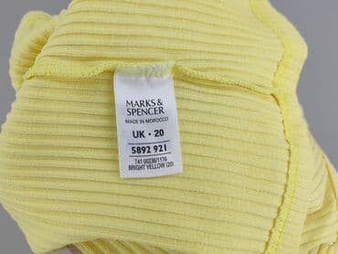 bluzka żółta w czarne paski: Marks & Spencer, Top damski, rozmiar XL — 5