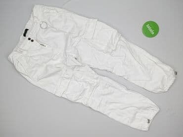 białe cargo bershka: Bershka, Spodnie cargo damskie, rozmiar XL — 2