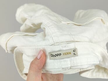 jeansy cropped damskie: Cropp, Szorty damskie, rozmiar XL — 4