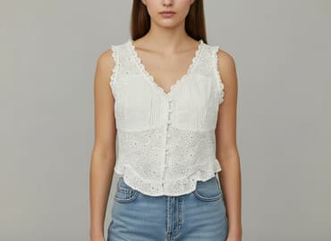 primark gingham top: River Island, Top damski, rozmiar S — 7