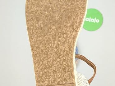 złote sandałki ccc: Sandały damskie, rozmiar 38 — 4