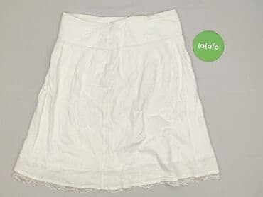 biała spódnice plisowane midi: Women`s skirt, size S — 3