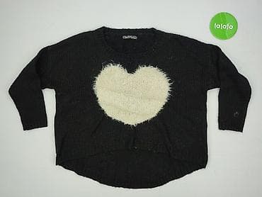 sweter dekolt serce: Sweter damski, rozmiar M — 2