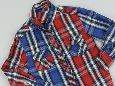 kurtki zimowe guess: Shirt 3-4 years, condition - Very good, pattern - Cell, color - Multicolored — 1