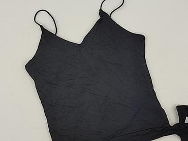 czarny top cropp: Terranova, Top damski, rozmiar M — 1