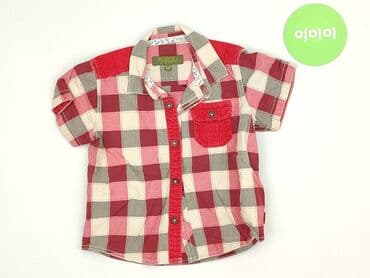 koszulka z dynia dla dziecka: Shirt 1.5-2 years, condition - Perfect, pattern - Cell, color - Red — 2