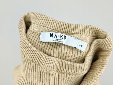 sweter z dużymi oczkami: NA-KD, Sweter damski, XS — 4