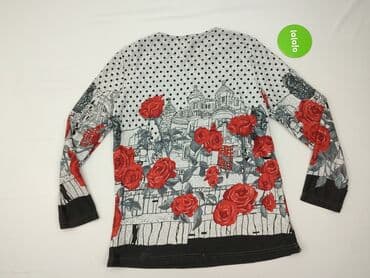 czerwona bluzki plus size: Bluzka damska, XL — 3