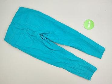 Len: Spodnie materiałowe damskie, rozmiar L — 3