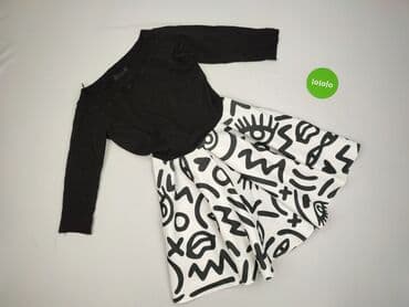 czarna sukienka z rozszerzanymi rękawami: By o la la. !, Women`s dress, size M — 4