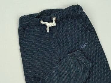 spodnie dziewczęce h: Sweatpants, 4F Kids, 2-3 years, 92/98, condition - Perfect — 1