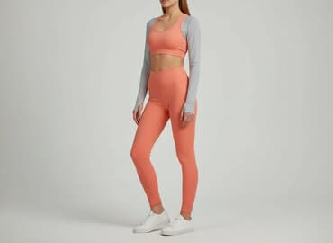 legginsy błyszczące lycra: HDM, Legginsy Sportowe damskie, rozmiar S — 1
