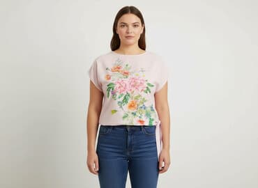 bluzka w kwiaty new yorker: BODY FLIRT, Bluzka damska, rozmiar XL — 7
