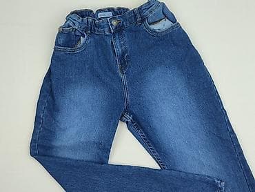 czerwone topy: Spodnie jeansowe, Sinsay, 14 lat, 158/164, stan - Bardzo dobry — 1