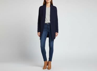 kurtki zimowe damskie c a: Kardigan damski, rozmiar S — 6