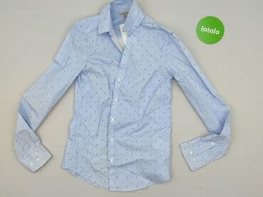 niebieska satynowa sukienka zara: H&M, Сорочка жіноча, розмір XS — 2