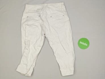 jeansy cropped damskie: Spodnie 3/4 damskie, rozmiar M — 3