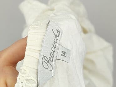 haft angielski bluzka: Peacocks, Bluzka damska, rozmiar L — 5