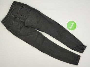 czarne jeansy bershka: Bershka, Jeansy damskie, rozmiar XS — 3