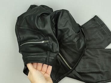 sinsay spodnie z eko skóry: Sinsay, Spodnie materiałowe damskie, rozmiar L — 7