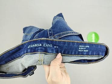 jeansy wysoki stan stradivarius: Garcia Jeans, Spodnie 3/4 dla mężczyzn, rozmiar L — 4