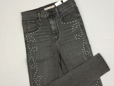 jeansy damskie wysoki stan levis: Jeansy damskie, rozmiar 2XS — 1