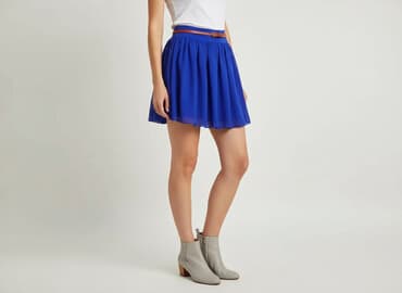 spódniczka mini rozkloszowane: Spódnica damska, rozmiar M — 6