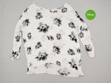 sweter piórkowy na drutach: Bluzka damska, rozmiar L — 2