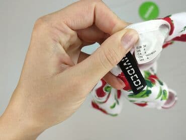 koszula w truskawki h m: H&M, Women`s dress, size XS — 5