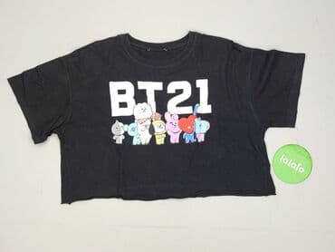 koszulki odblaskowe bawelniane: BTS, Top damski, S — 2