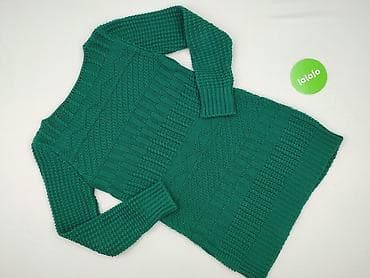 szmaragdowy sweter: Sukienka damska, rozmiar S — 2