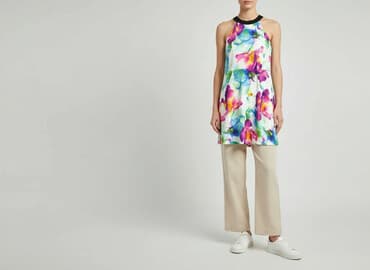 zwiewna sukienki na wesele maxi: Sukienka damska, rozmiar S — 5