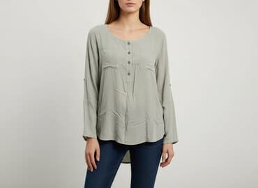 szara bluza: Bluzka damska, rozmiar S — 5