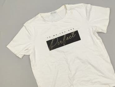 basic tommy hilfiger t shirty: Glo-Story, T-shirt damski, rozmiar L — 1