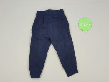 czarne spodnie woskowane: Sweatpants, Lupilu, 1.5-2 years, 92, condition - Very good — 3