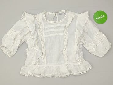 koszula z bufiastymi rękawami h m: Bluzka damska, M — 2