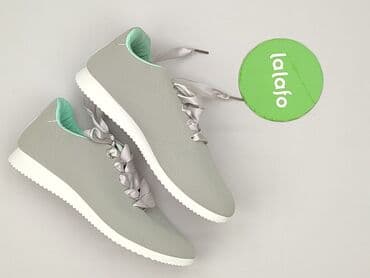 czarna sukienka i białe trampki: Sneakersy damskie, rozmiar 38 — 3