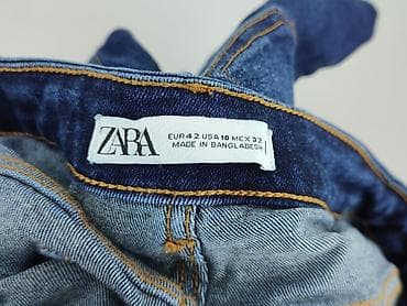 spodnie cargo szare pull and bear: Zara, Jeansy damskie, rozmiar XL — 4