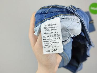 dzwony jeans: Jeansy damskie, rozmiar 5XL — 4