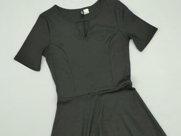 czarna sukienka mini h m: H&M, Sukienka damska, rozmiar S — 1