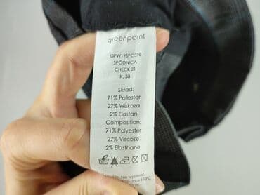 czarne spódnice w kratę: Greenpoint, Spódnica damska, rozmiar M — 5