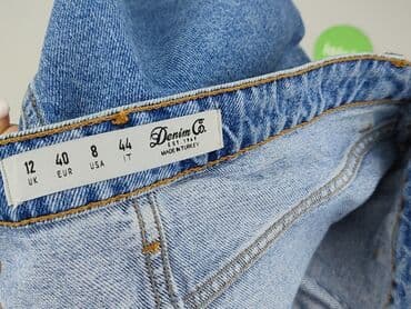spódnice jeansowe trapezowe z guzikami: Denim Co, Spódnica damska, rozmiar L — 6