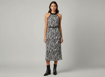 tanie sukienki w panterkę: Sukienka damska, rozmiar S — 1