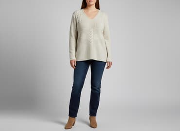 poliamid w swetrze: Sweter damski, rozmiar XL — 7