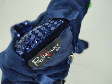 granatowa bluza h m: Velour, Bluza z kapturem damska, rozmiar L — 4