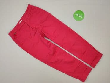 jaka bluzka do różowych spodni: Material trousers for women, size XS — 3