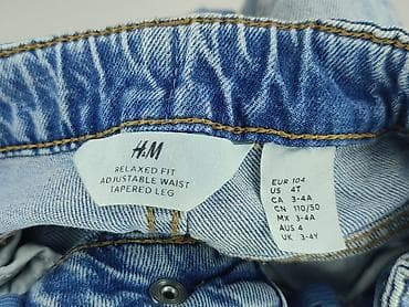top basic hm: Spodnie jeansowe, H&M, 3-4 lat, 104, stan - Bardzo dobry — 4