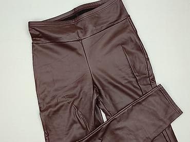 reserved leopard jeans: Leggings Eco-leather for women, size L — 1